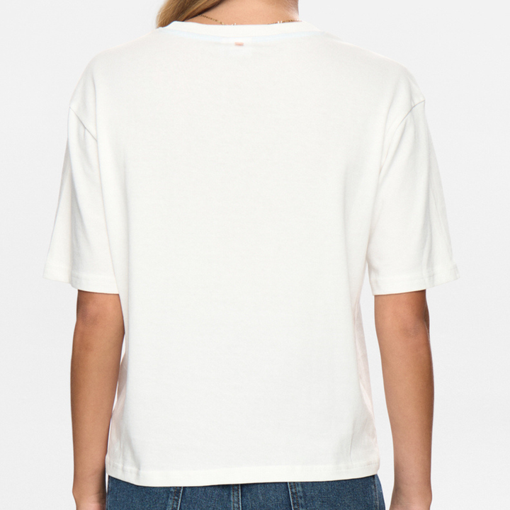 NÜMPH -T-SHIRT - BELISA BOXY 706645 - CLOUD DANCER