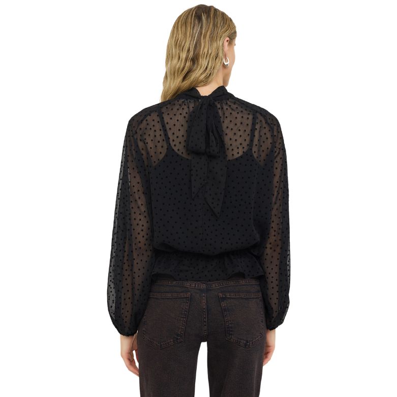 SOFT REBELS - BLUSE - SABELLA - SR626-711 - 001 BLACK