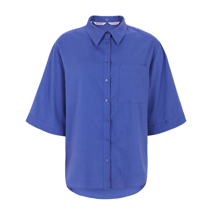 SOFT REBELS - SKJORTE - YINDI SR226-724 - DEEP ULTRAMARINE