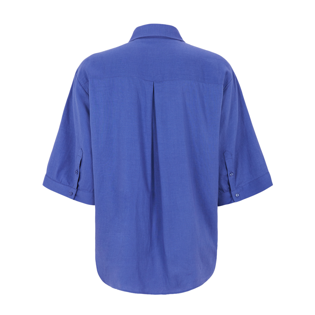 SOFT REBELS - SKJORTE - YINDI SR226-724 - DEEP ULTRAMARINE