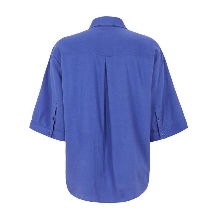 SOFT REBELS - SKJORTE - YINDI SR226-724 - DEEP ULTRAMARINE