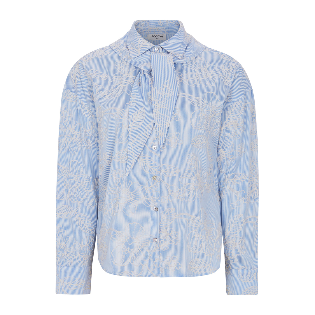 TOODAY - SKJORTE - ARLET TD126-127 - CHAMBRAY BLUE