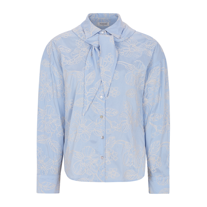 TOODAY - SKJORTE - ARLET TD126-127 - CHAMBRAY BLUE