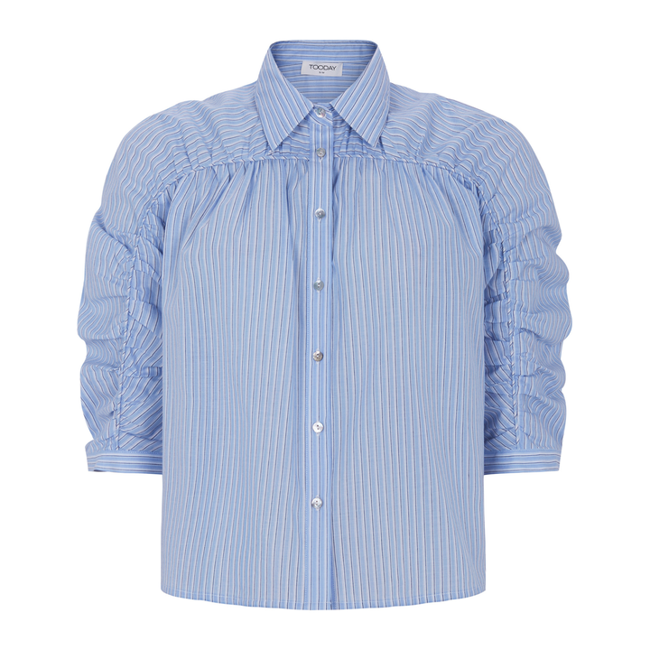 TOODAY - SKJORTE - ANA TD126-120 - CHAMBRAY BLUE