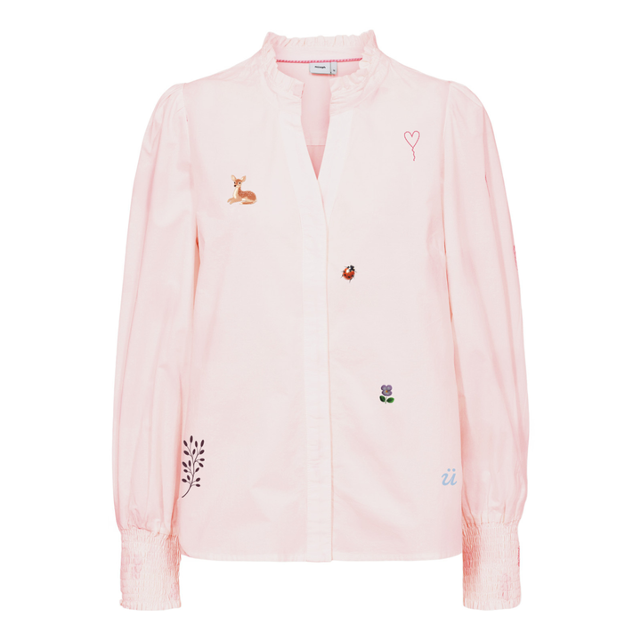 NÜMPH - SKJORTE - TENJA 707423 - PINK LADY