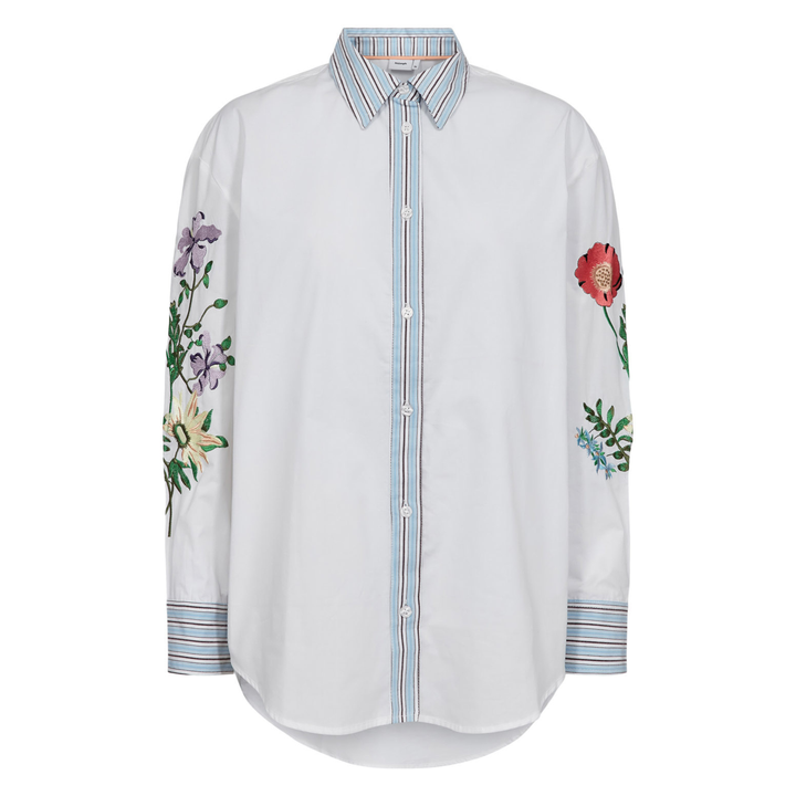 NÜMPH - SKJORTE - FLORINDA 706487 - BRIGHT WHITE