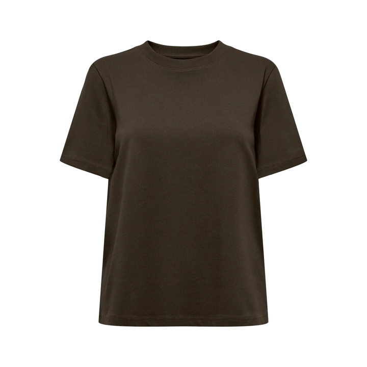 ONLY - T-SHIRT - MONJA 15320892 - CHOCOLATE TORTE
