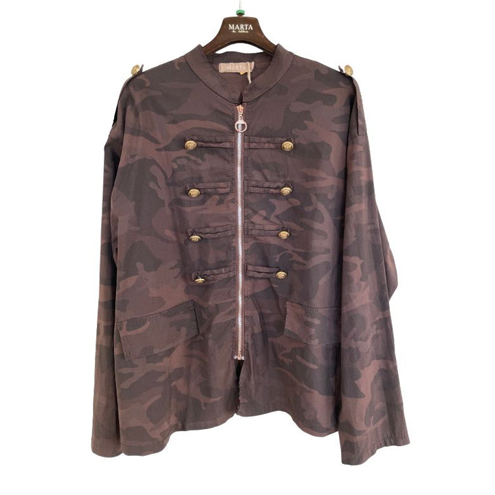 MARTA DU CHATEAU - JAKKE - SOLSTICE 22322 - CHOCOLATE