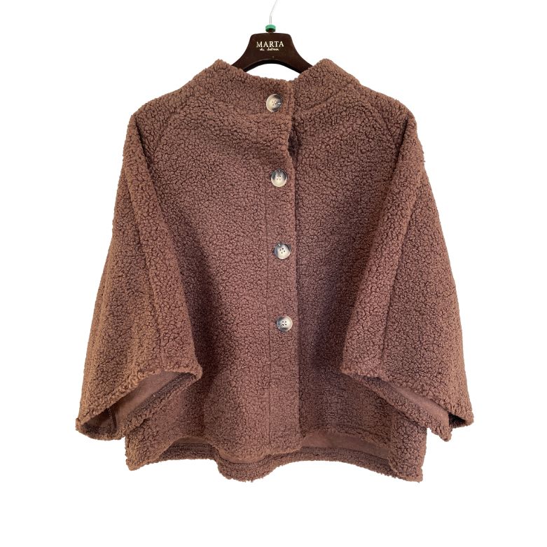MARTA DU CHATEAU - JAKKE - VALENCIA 248370TEDDY - MARRONE9
