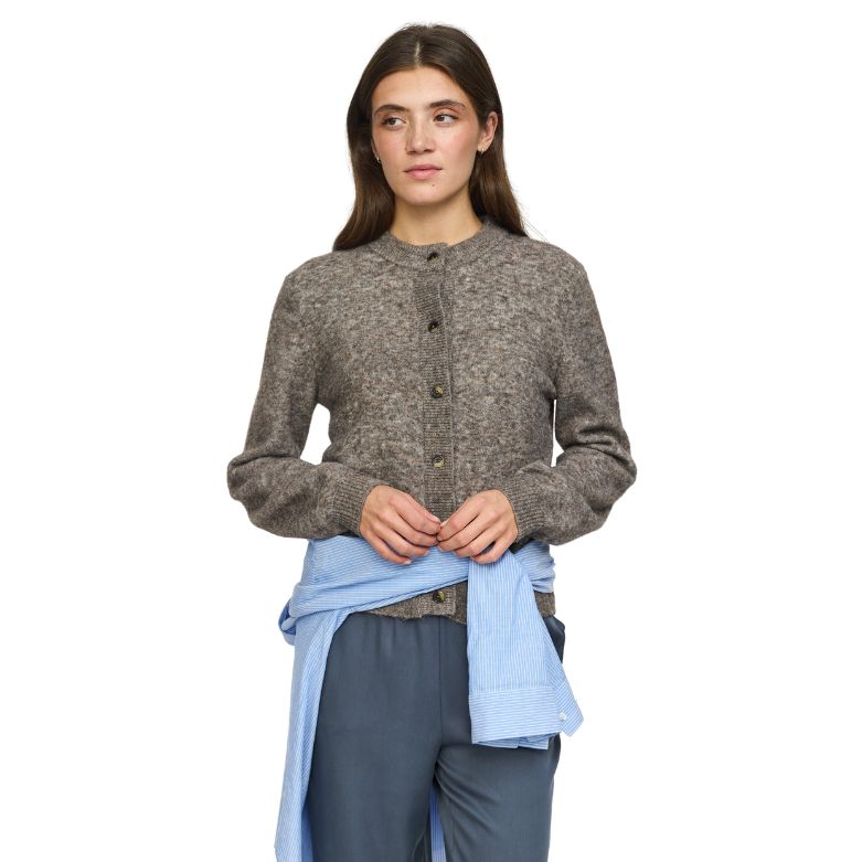 SOFT REBELS - CARDIGAN - ALLISON - 2112-200 - 383 - DEMITASSE MELANGE