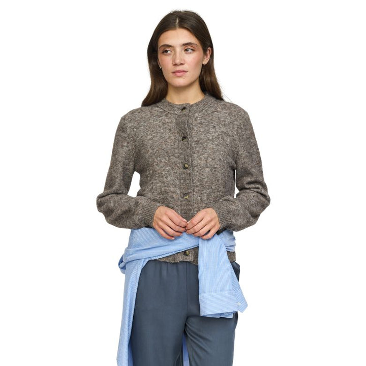SOFT REBELS - CARDIGAN - ALLISON - 2112-200 - 383 - DEMITASSE MELANGE