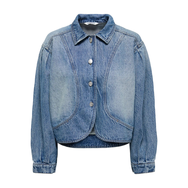 ONLY - DENIMJAKKE - AMBER 15377783 - MEDIUM BLUE DENIM