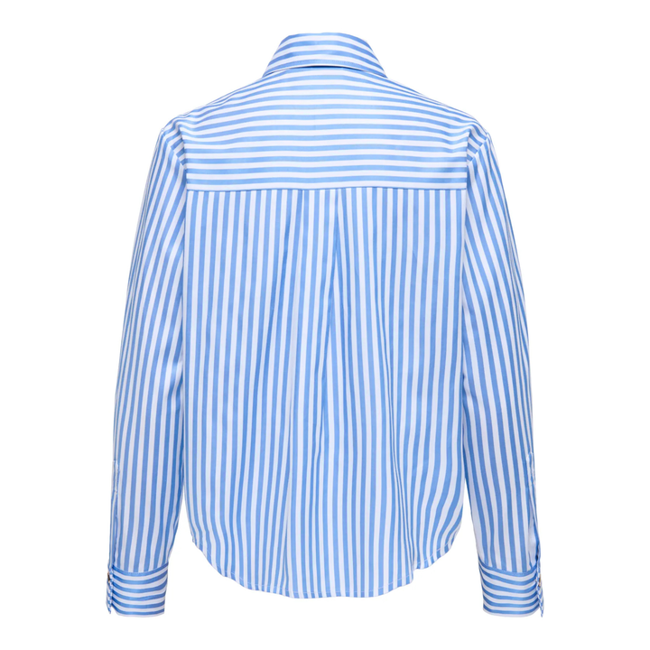 ONLY - SKJORTE - LYRA OREGON 15369914 - CLOUD DANCER/PROVENCE STRIPES