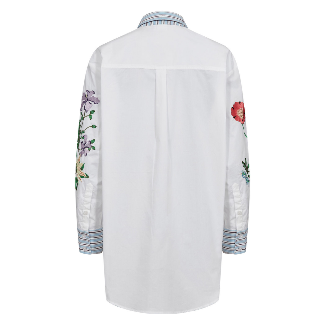 NÜMPH - SKJORTE - FLORINDA 706487 - BRIGHT WHITE