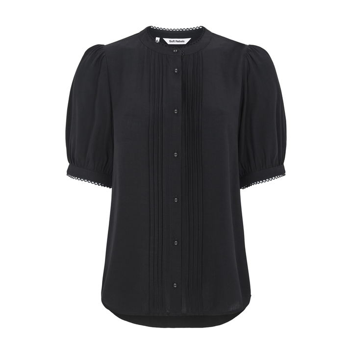 SOFT REBELS - SKJORTE - LIMA SR426-712 - SORT