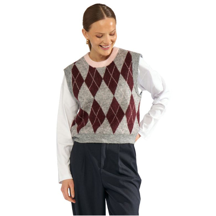 NUMPH - VEST - TIKLA - 707318 - medium grey mel