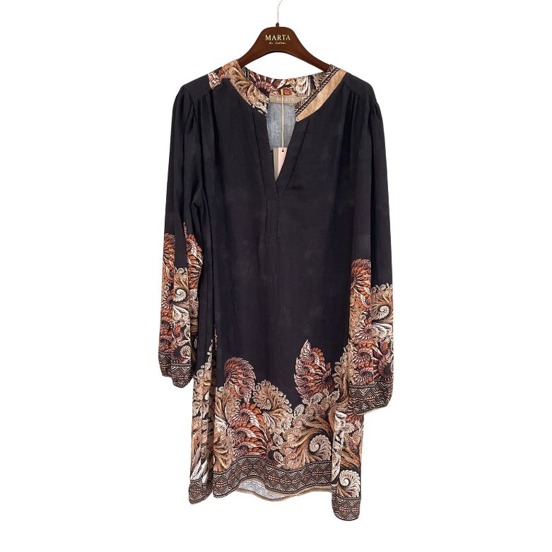 MARTA DU CHATEAU - KJOLE - MELONA 7474L - BLACK