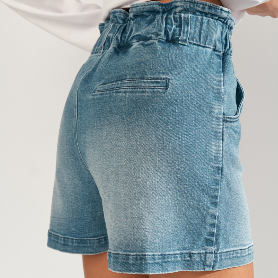 NÜMPH - SHORTS - LULU 705388 - MEDIUM BLUE DENIM