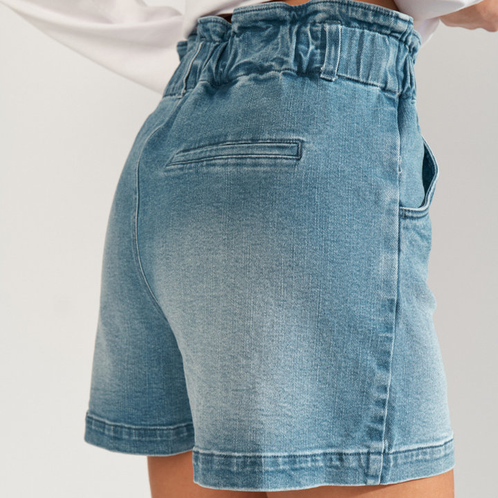 NÜMPH - SHORTS - LULU 705388 - MEDIUM BLUE DENIM