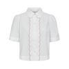 NÜMPH - SKJORTE - SIENNA 706726 - BRIGHT WHITE