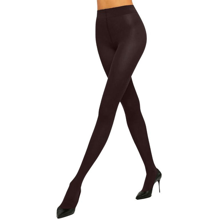 WOLFORD - STRØMPEBUKSER - VELVET DE LUXE 66 - 14775 - 4870 DARK WOOD