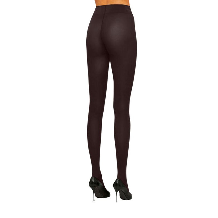 WOLFORD - STRØMPEBUKSER - VELVET DE LUXE 66 - 14775 - 4870 DARK WOOD
