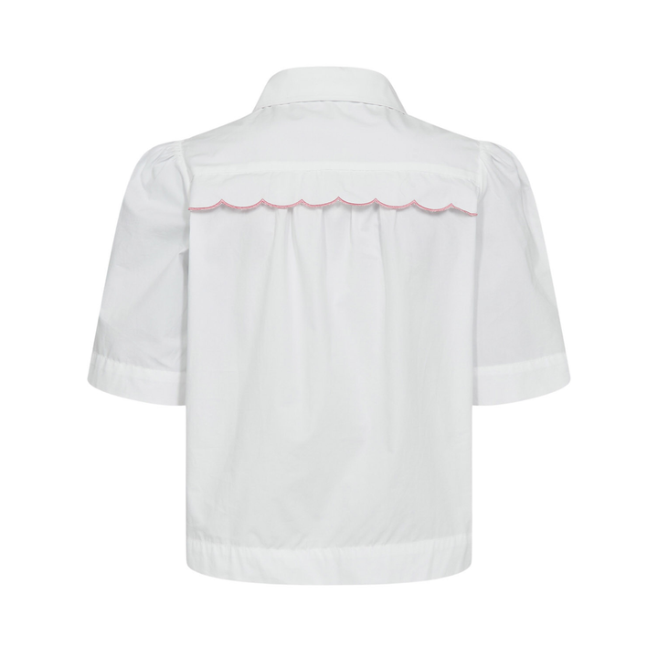 NÜMPH - SKJORTE - SIENNA 706726 - BRIGHT WHITE