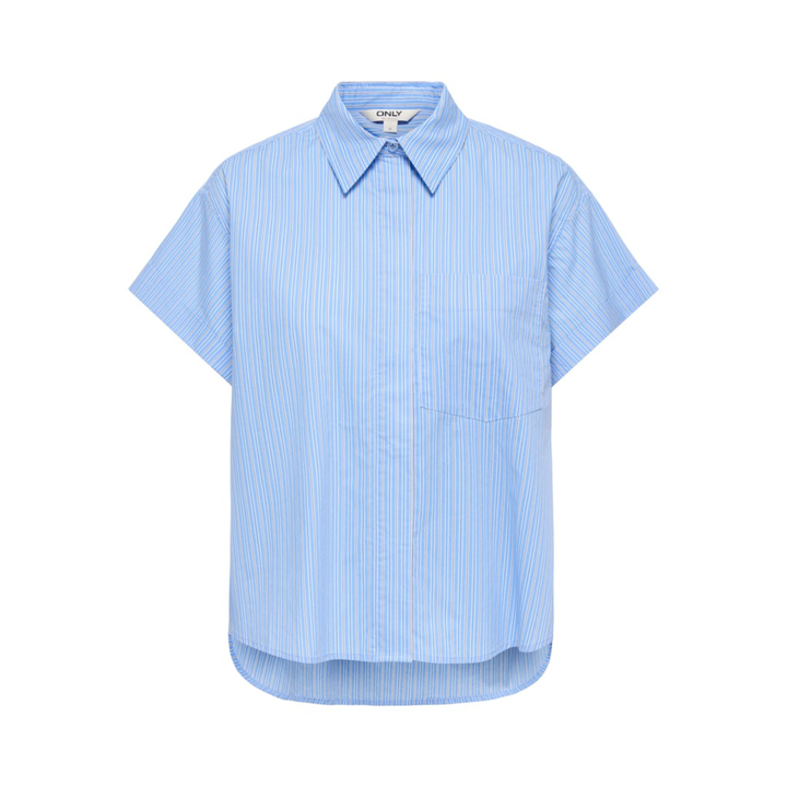 ONLY - SKJORTE - KERI 15369556 - PROVENCE STRIPES/WHITE