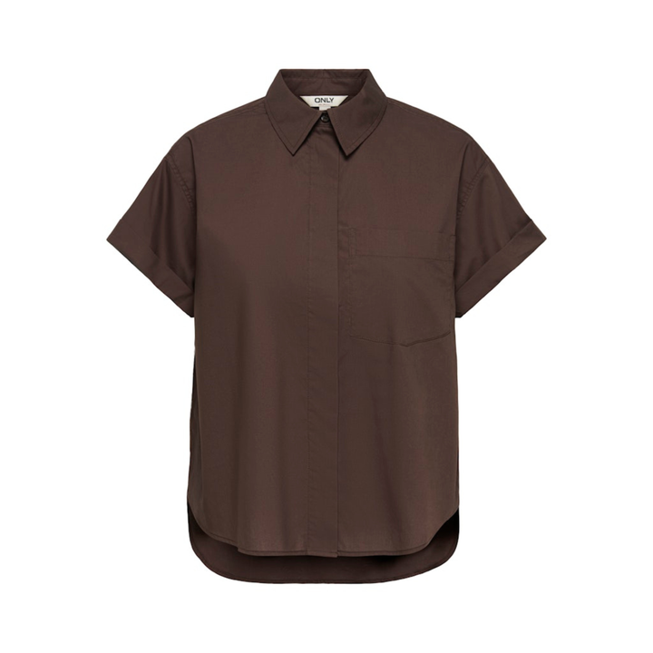 ONLY - SKJORTE - KERI 15369556 - COFFEE BEAN
