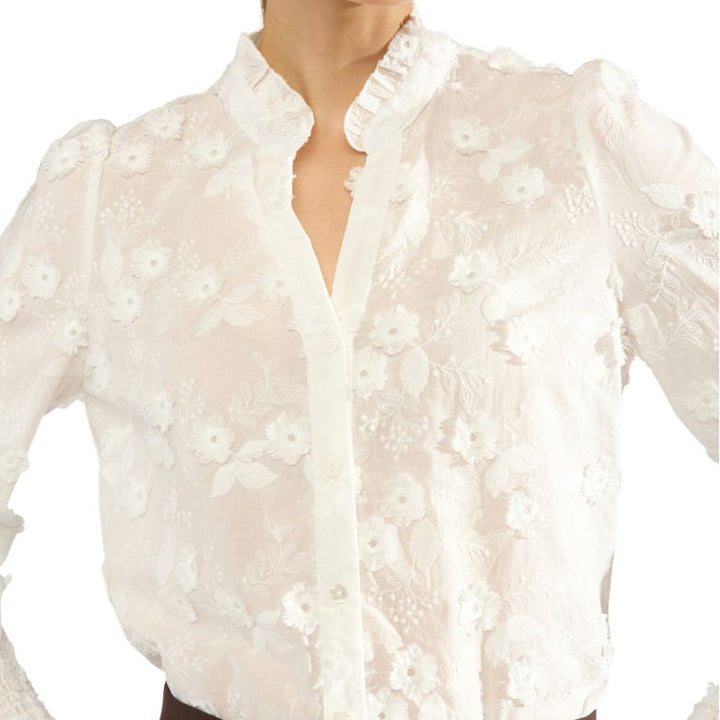 NUMPH - SKJORTE -  LENEA - 707312 - BRIGHT WHITE