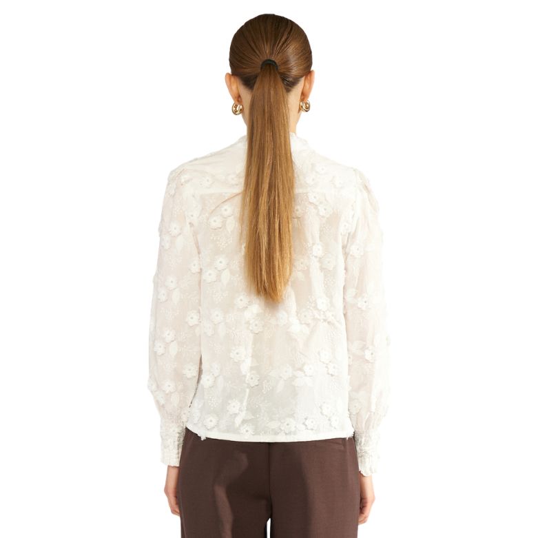 NUMPH - SKJORTE -  LENEA - 707312 - BRIGHT WHITE