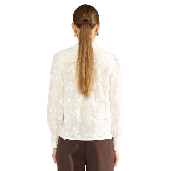 NUMPH - SKJORTE -  LENEA - 707312 - BRIGHT WHITE