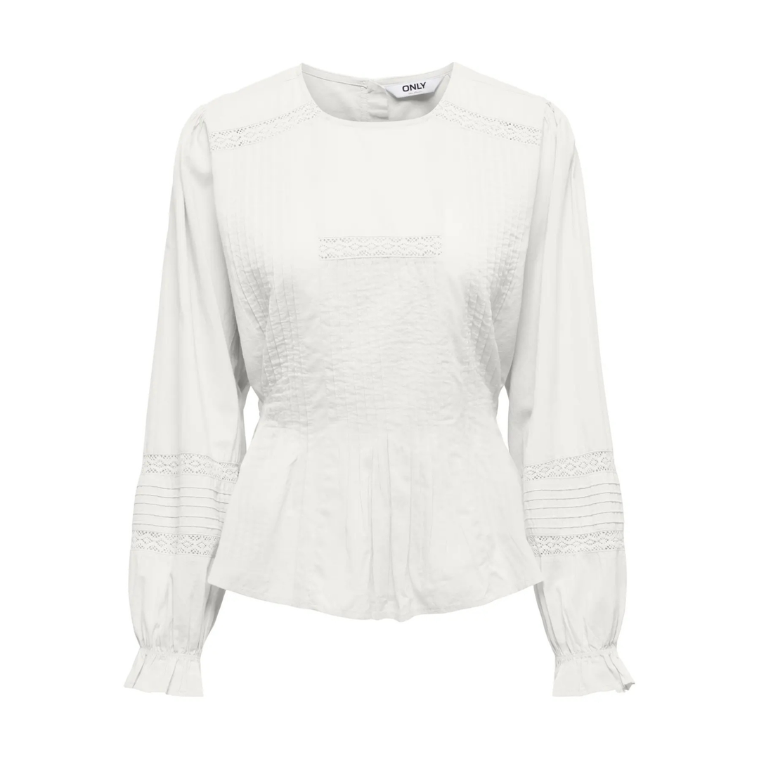 ONLY - BLUSE - EMINA 15364379 - CLOUD DANCER