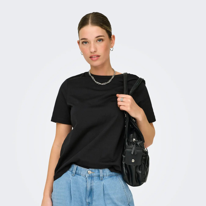 ONLY - T-SHIRT - FREJA 15367970 - SORT