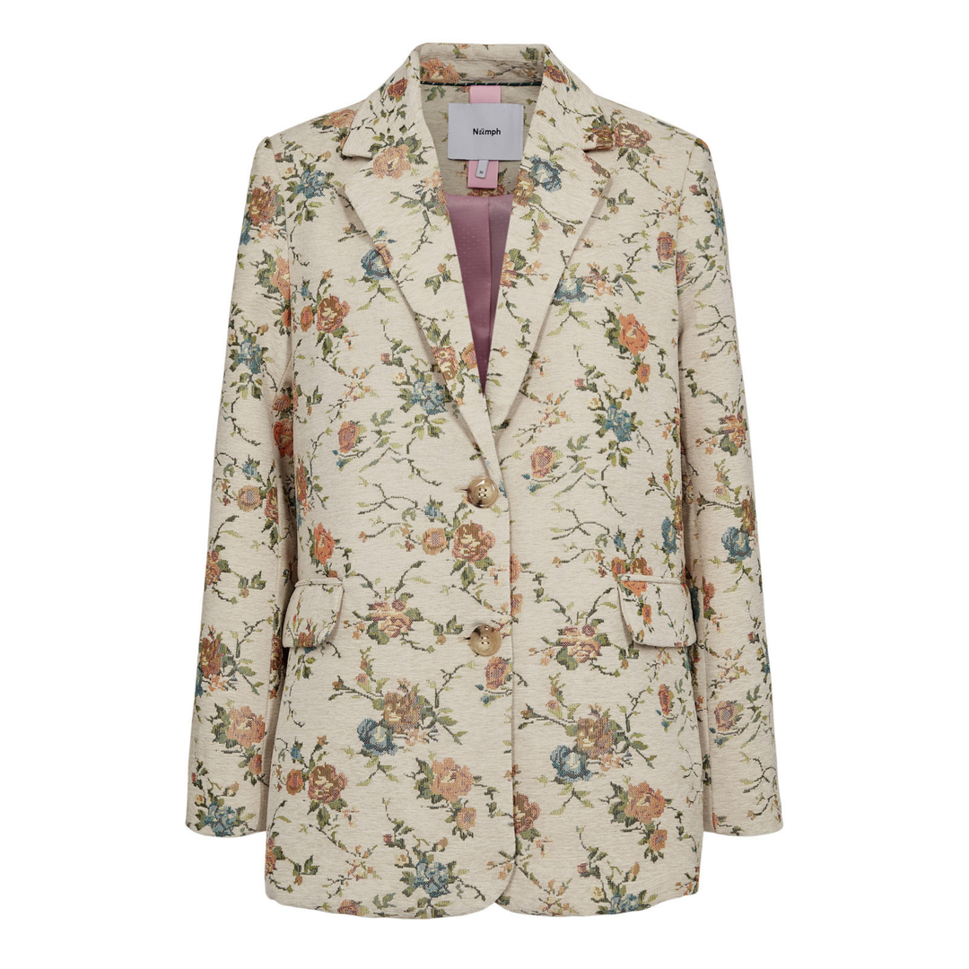 NÜMPH - BLAZER - HARPA 706938 - WHITECAP GREY