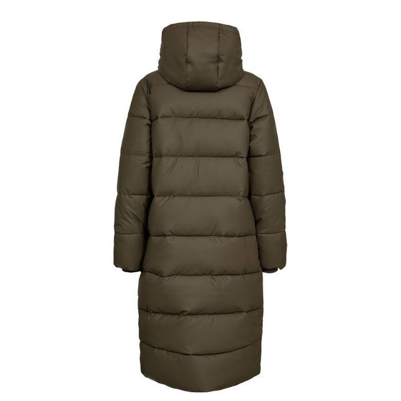 NÜMPH - JAKKE - ARVEN LONG PUFFER - 706885 - FOREST GREEN