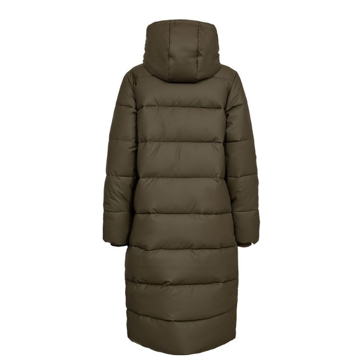 NÜMPH - JAKKE - ARVEN LONG PUFFER - 706885 - FOREST GREEN