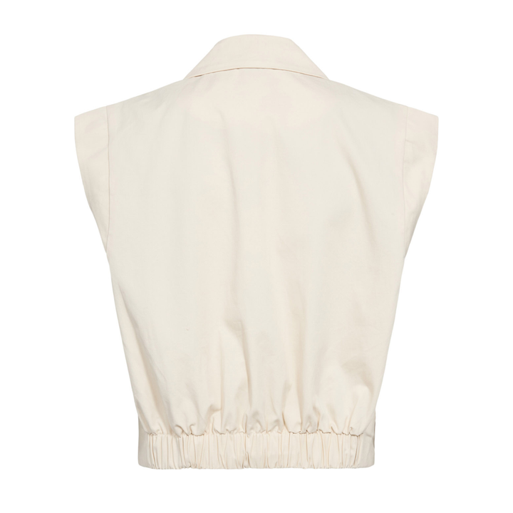 NÜMPH - VEST - SUNNA 706827 - WHITECAP GRAY