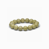 SOÏ - KRYSTAL ARMBÅND - CHUNKY GRØN ALASHAN AGAT 12 MM.