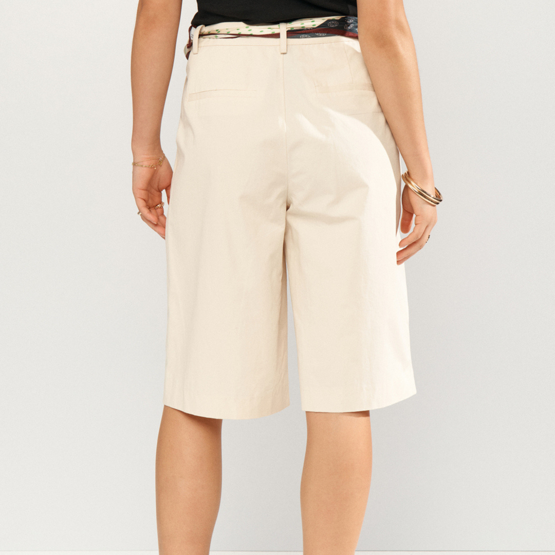 NÜMPH - SHORTS - SUNNA 706828 - WHITECAP GRAY