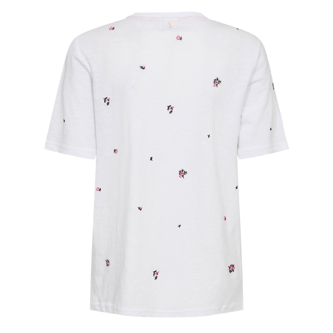 NÜMPH - T-SHIRT - KASANDRA 706394 - BRIGHT WHITE