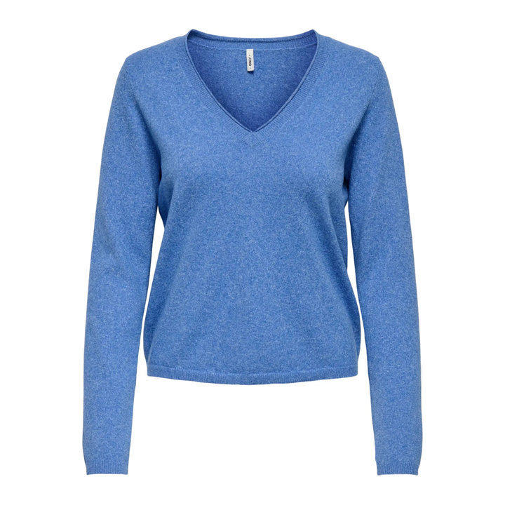 ONLY - STRIK - LOYAL V-NECK 15368957 - ULTRAMARINE MELANGE