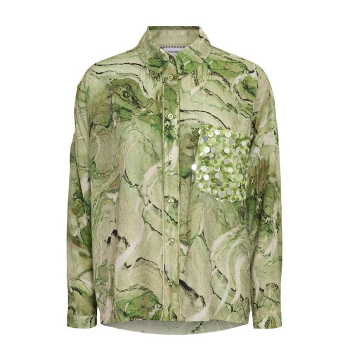 NUMPH - SKJORTE - MARLA  - 707163 - 4060 CALLA GREEN