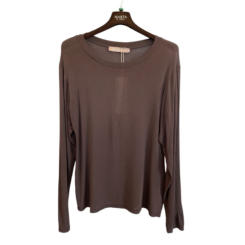 MARTA DU CHATEAU - TOP - ELISSA 7914 SOLID - MORO