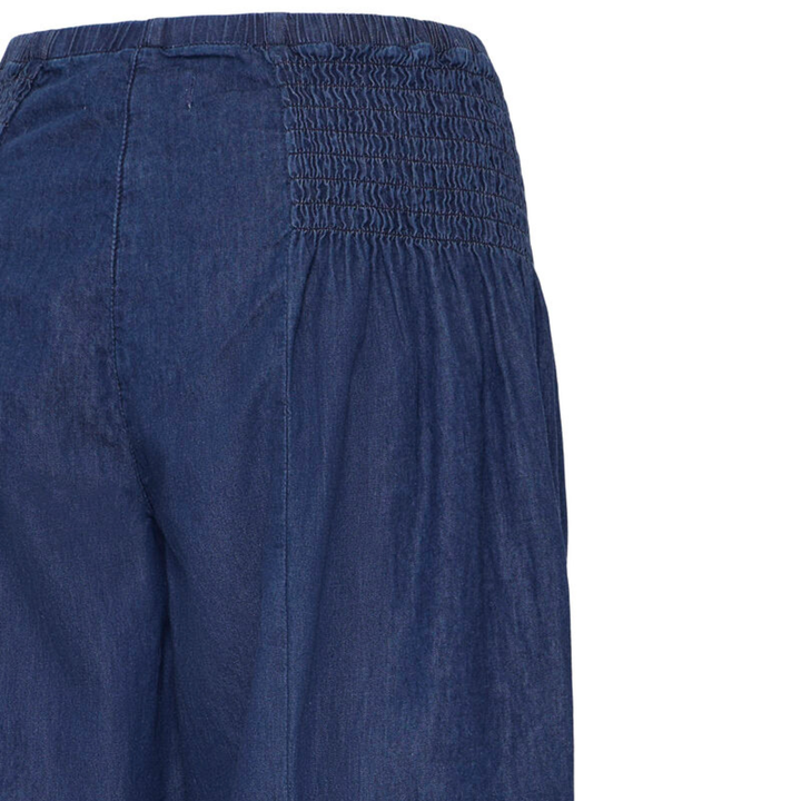 PULZ - KNICKERS - JILL 50210771 - DARK BLUE DENIM