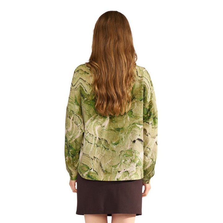 NUMPH - SKJORTE - MARLA  - 707163 - 4060 CALLA GREEN