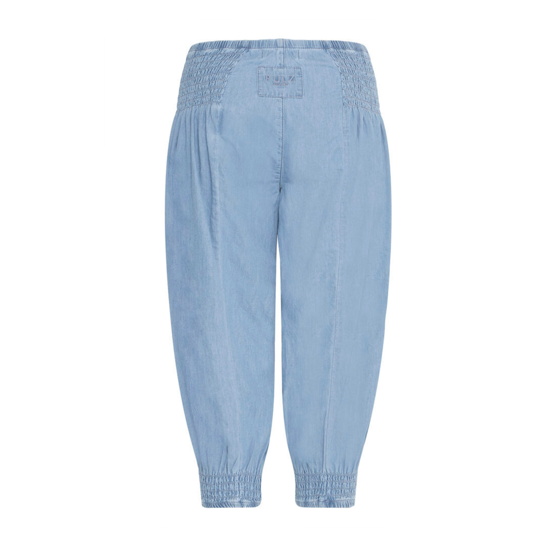 PULZ - KNICKERS - JILL 50210771 - LIGHT BLUE DENIM