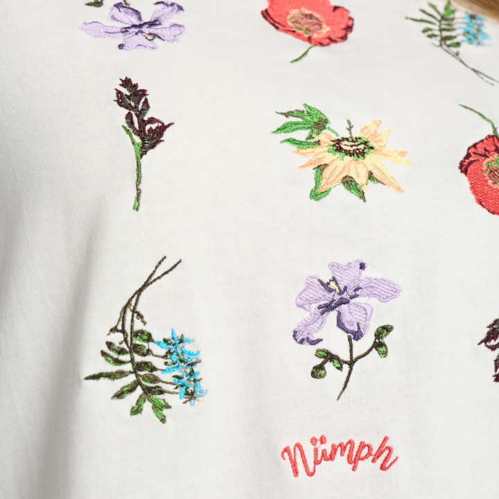 NÜMPH -T-SHIRT - BELISA BOXY 706645 - CLOUD DANCER