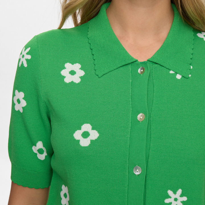 NÜMPH - CARDIGAN - MARGITTA 706321 - VIBRANT GREEN