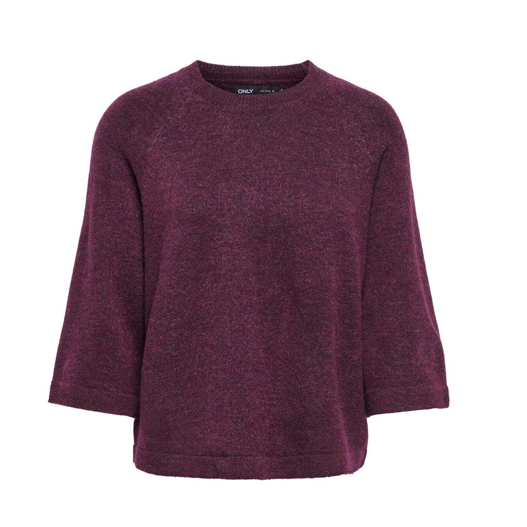 ONLY - TRØJE - SIMONI 15333199 - MAUVE WINE